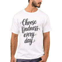 Välj Vänlighet Varje Dag Elegant Handskriven