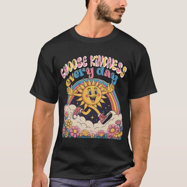 Välj Vänlighet Varje Dag T Shirt (Framsida)