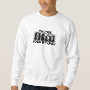 Välj Vapenchess Lång Ärmad Tröja