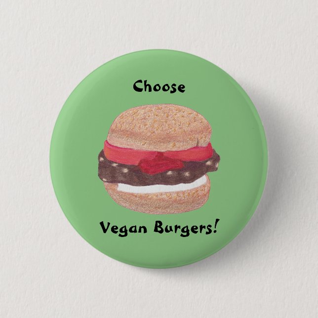 Välj Vegan Burgers-stift på knappar (Framsida)