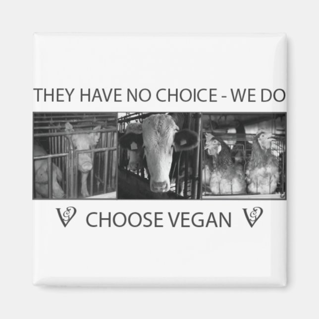 Välj Vegan Magnet (Framsidan)