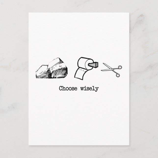 Välj Wisely Vykort (Framsida)
