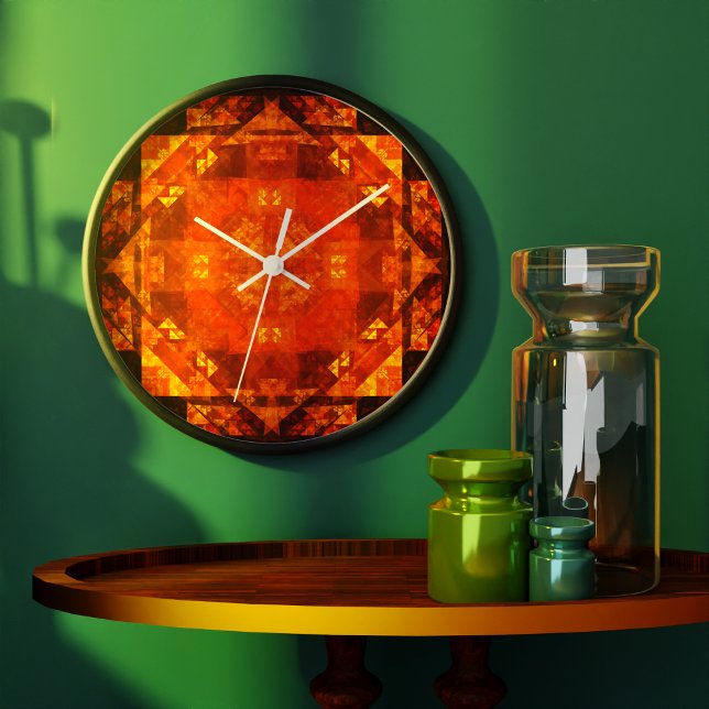 Välja Abstrakt Art Round Stor Klocka (Blessing Abstract Art Round Clock)