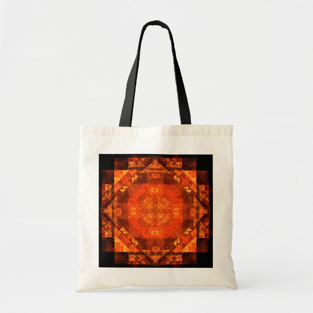 Välja Abstrakt Art Tote Bag Tygkasse (Framsidan)
