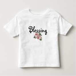 Välja Blommigt Ruffled T-Shirt
