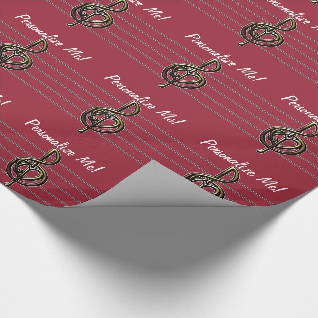 Välja en Färg-präglad träskrensning och -öra Presentpapper (Hörn)