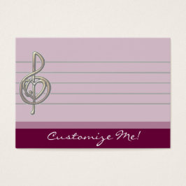 Välja en Färg-präglad träskrensning och -öra Visitkort