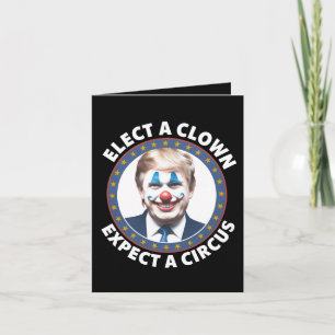 Välja en sluten förväntning på en cirkus funny Pol Kort