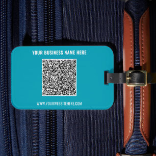 Välja Färg för textresggage för QR-kod Bagagebricka
