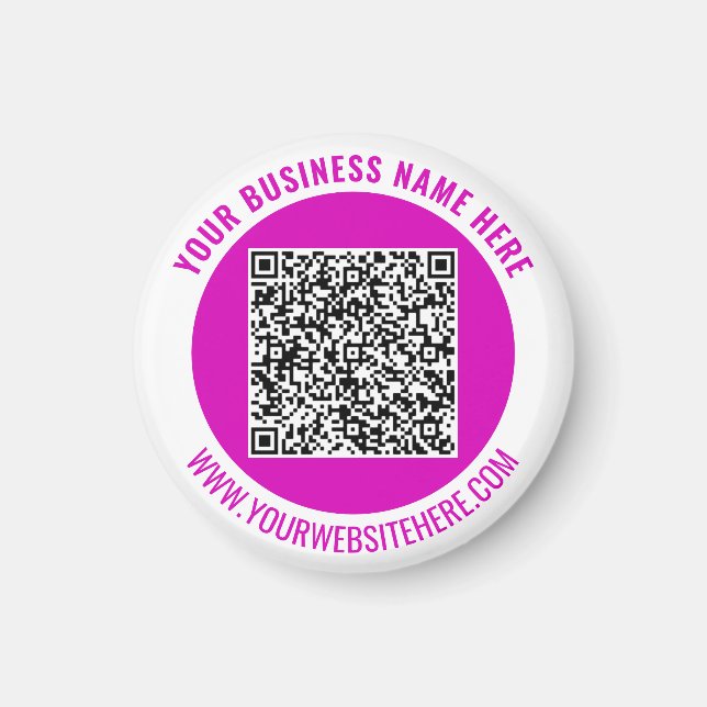 Välja Färg i QR-koden och Anpassningsbarna för tex Magnet (Framsidan)