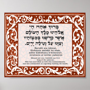 Välja för Tvättande av hand Poster