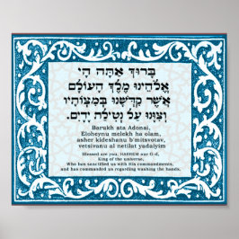 Välja för Tvättande av hand Poster