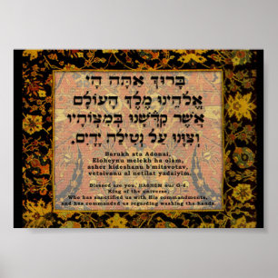 Välja för Tvättande av hand Poster