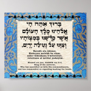 Välja för Tvättande av hand Poster
