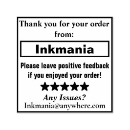 Välja Frimärke för kundfakturameddelande Självfärgande Stämpel