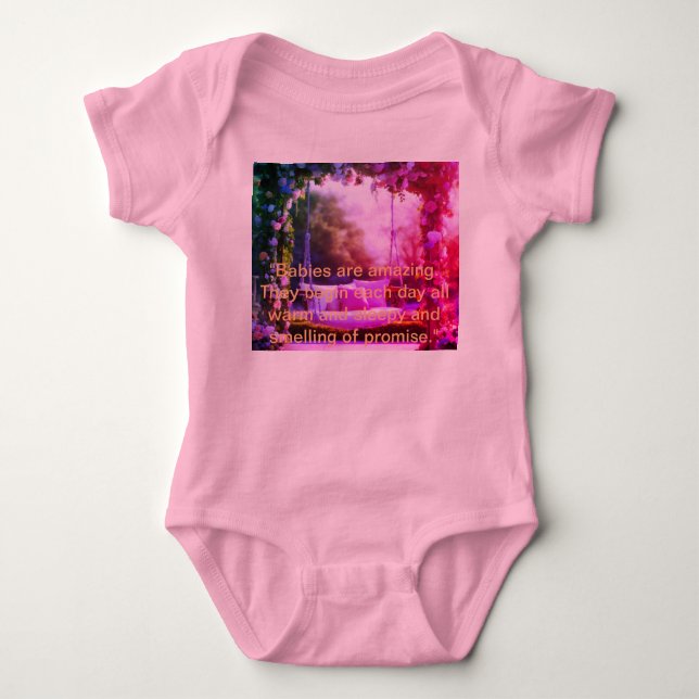 Välja och formatera Baby Jersey Bodywear T Shirt (Framsida)