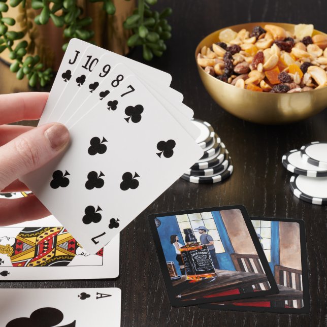Välja Texas-målning av Alfred Fox Casinokort (På plats)