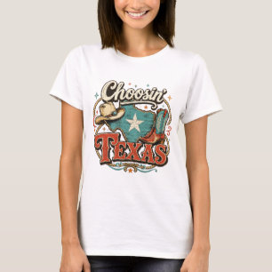 Välja Texas Vintage Western-skjorta T Shirt