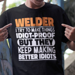 Väljare jag försöker göra Sak Roliga meningar svet T Shirt