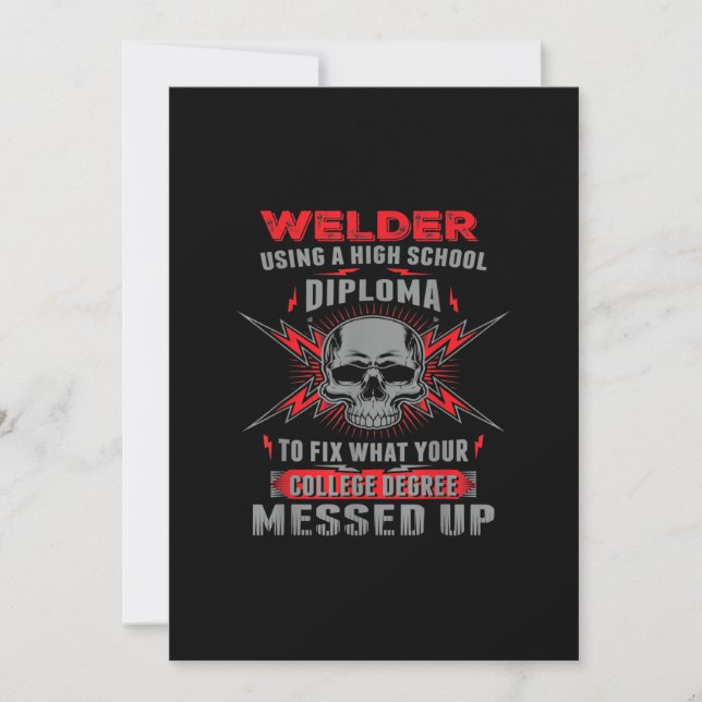 Väljare med hjälp av en högskoleexamen för att åtg meddelande (Framsida)