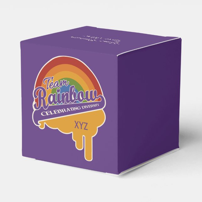 Väljaruta för Team Rainbow-anpassningsbar Presentaskar (Baksidan Sidan)