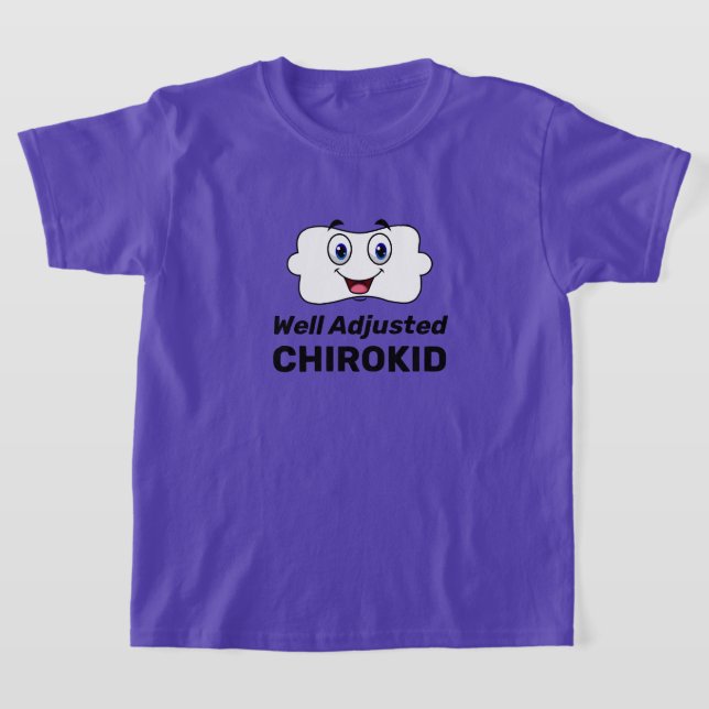 Väljusterad ChiroKid Chiropraktic T-Shirt (Laydown)