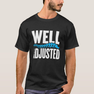 Väljusterad Chiropractor Chiropraktic T Shirt
