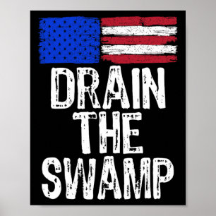 Valkampanjen mot valet i Swamp Kamala Harris 2024 Poster