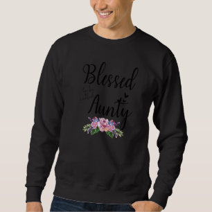 Välkänd för att kallas för Blommigt Aunty Mammor D Lång Ärmad Tröja