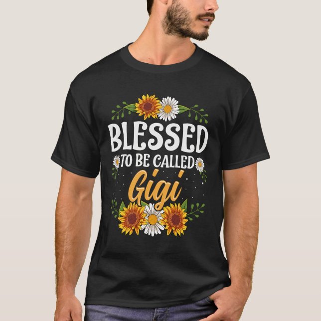 Välkänd för att kallas Gigi Thanksgiving jul G T Shirt (Framsida)