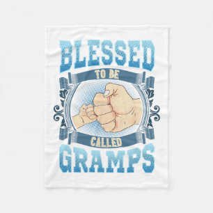 Välkänd för att kallas Gramps Gramps Gramps Far d Fleecefilt