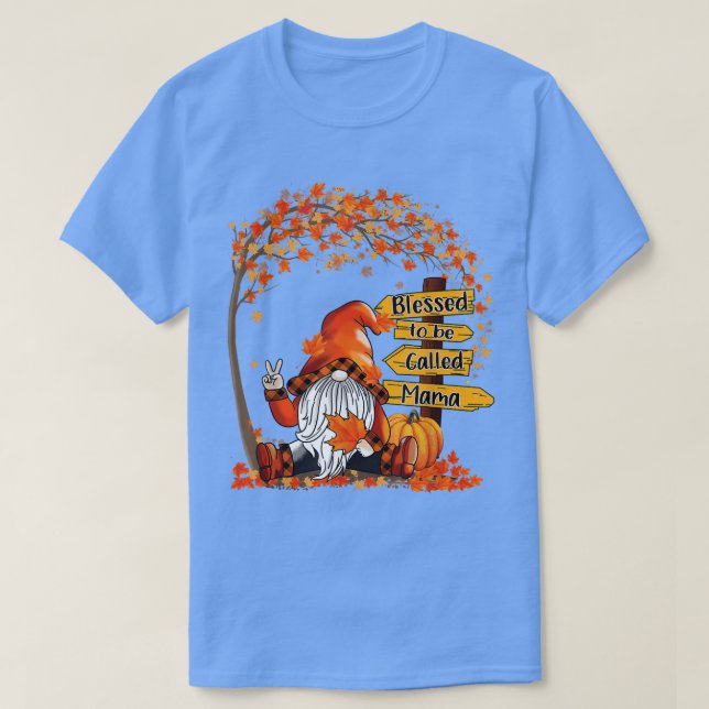 Välkänd för att kallas Mamma Gnome-hösten tack T Shirt (Design framsida)