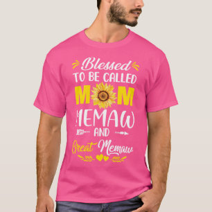 Välkänd för att kallas Mamma Memaw Underbar Memaw T Shirt