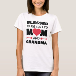 Välkänd för att kallas Mamma och Grandma Funny Mam T Shirt