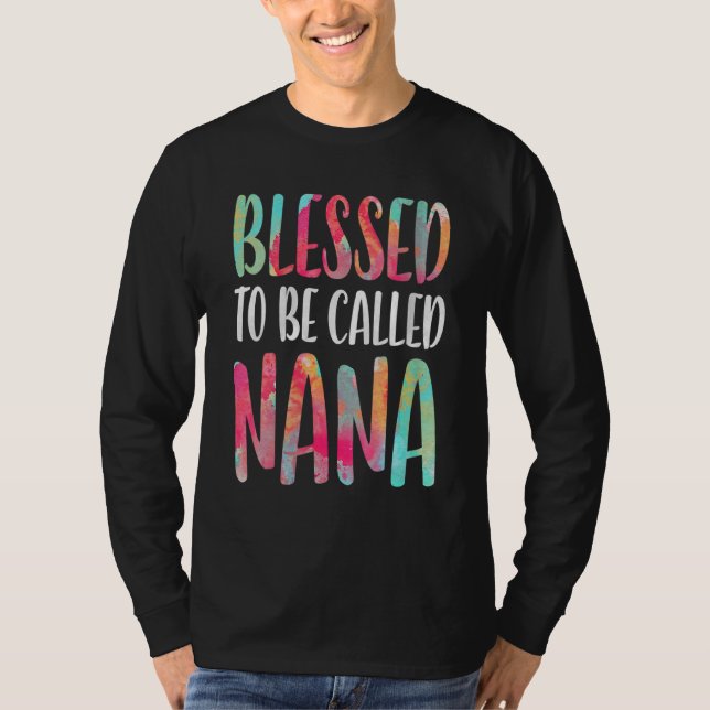 Välkänd för att kallas Nana Mors dag T Shirt (Framsida)