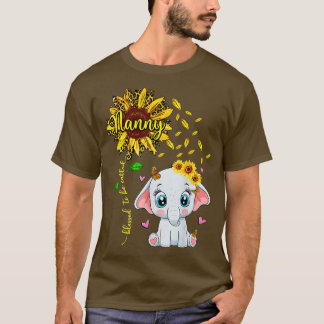 Välkänd för att kallas Nanny Solros Elephant T Shirt