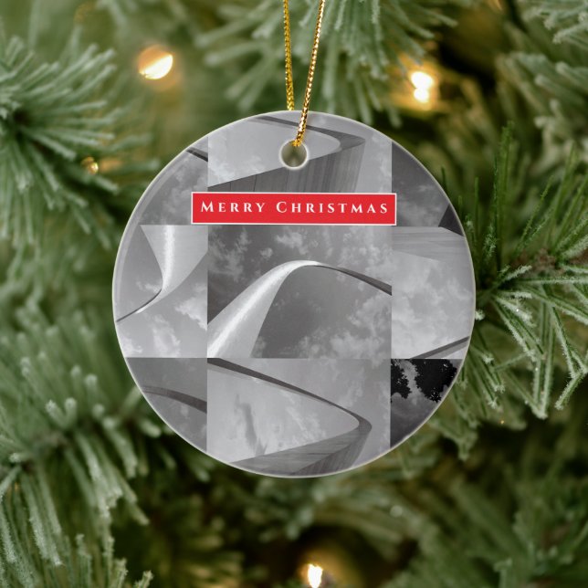 Välkänd gateway till Västern Arch Julgransprydnad Keramik (Träd)