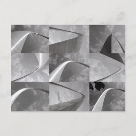 Välkänd gateway till Västern St Louis Arch Vykort