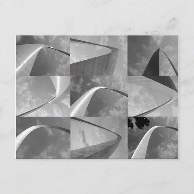 Välkänd gateway till Västern St Louis Arch Vykort (Framsida)