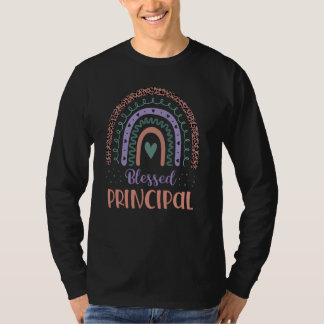 Välkänd huvudman Back to school Boho Rainbow T Shirt
