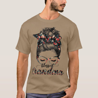 Välkänd mormor Messy Bun Women Glad påsk, Moth T Shirt