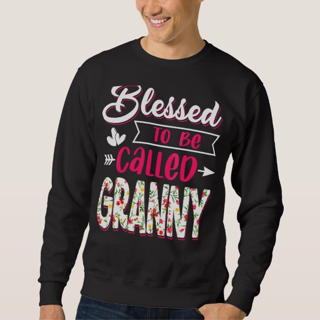 Välkänd som Granny Mors dag Costume Lång Ärmad Tröja (Framsida)