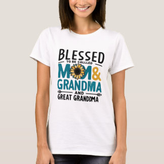 Välkänd som Mamma mormor och Underbar mormor T Shirt