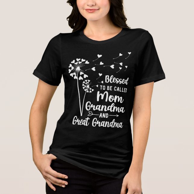Välkänd som Mamma, mormor, Underbar mormor T Shirt (Framsida)