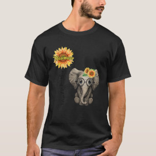 Välkänd som Mawmaw Hippie Elephant Mor T Shirt