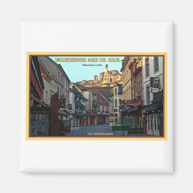Valkenburg Castle Ruins Magnet (Framsidan)