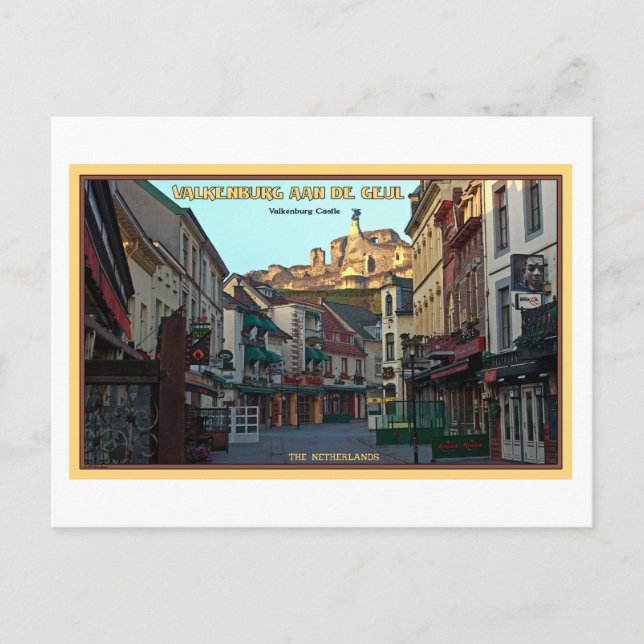 Valkenburg Castle Ruins Vykort (Framsida)
