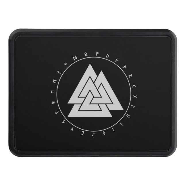 Valknut Circle kör släpvagnens Hitch Cover Dragkroksskydd (Framsidan)