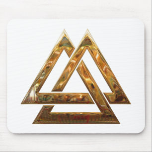 Valknut - Guld Musmatta