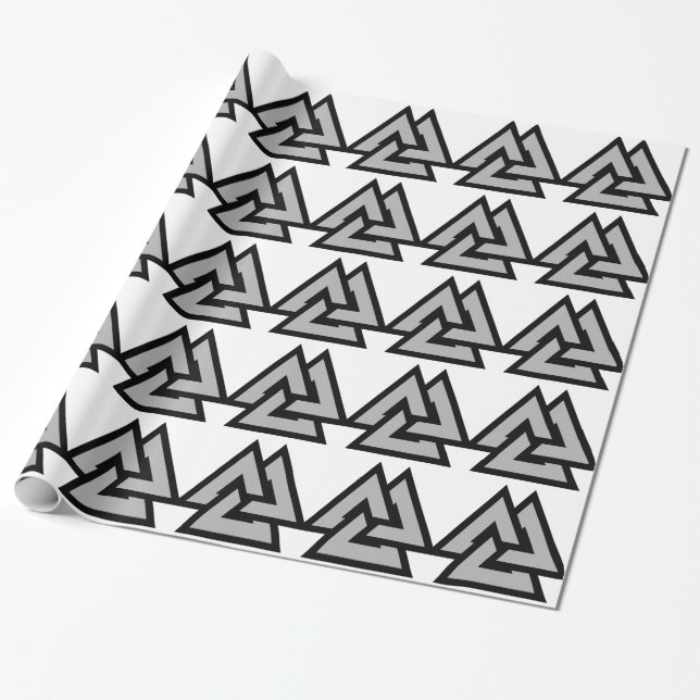 Valknut Presentpapper (Utrullad)
